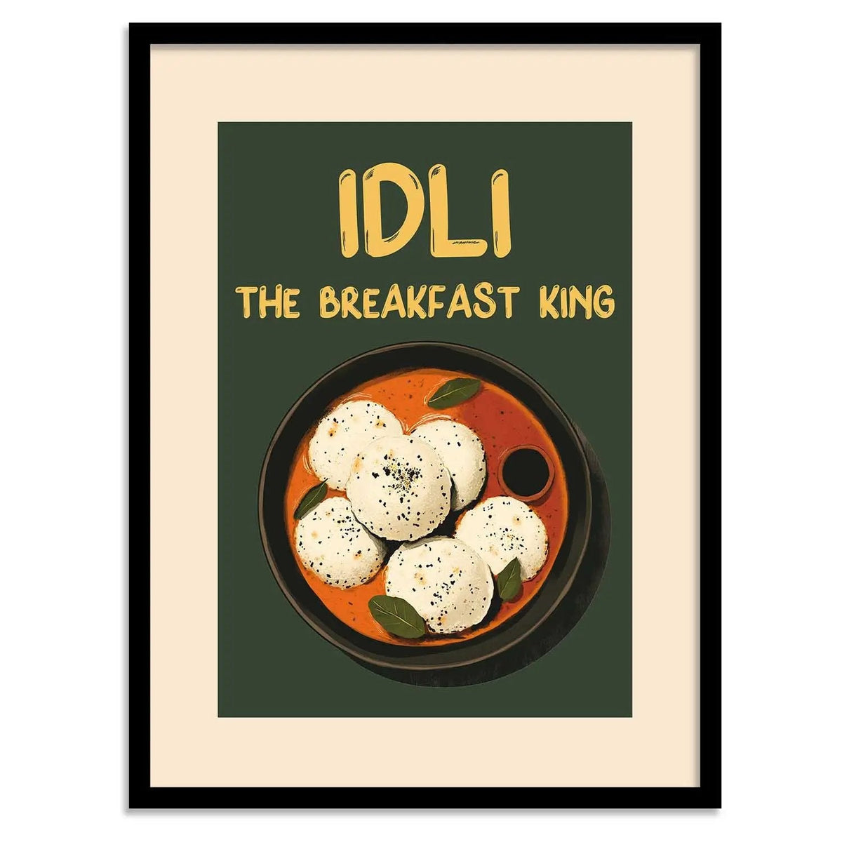 Idli The Breakfast King Digital Art Print