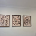 Boho Floral Trio Digital Art Set