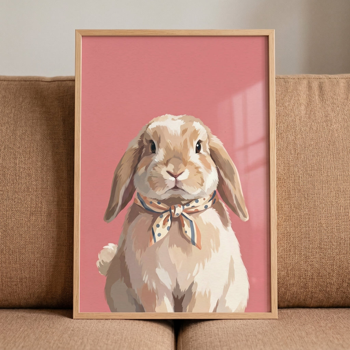 Charming Bunny Digital Print