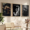 Gym Motivation Triptych Digital Art