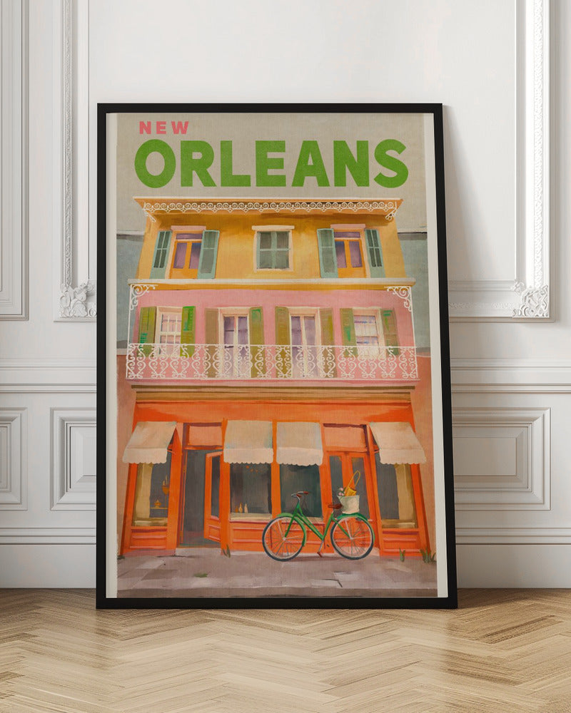 New Orleans Vintage Travel Poster