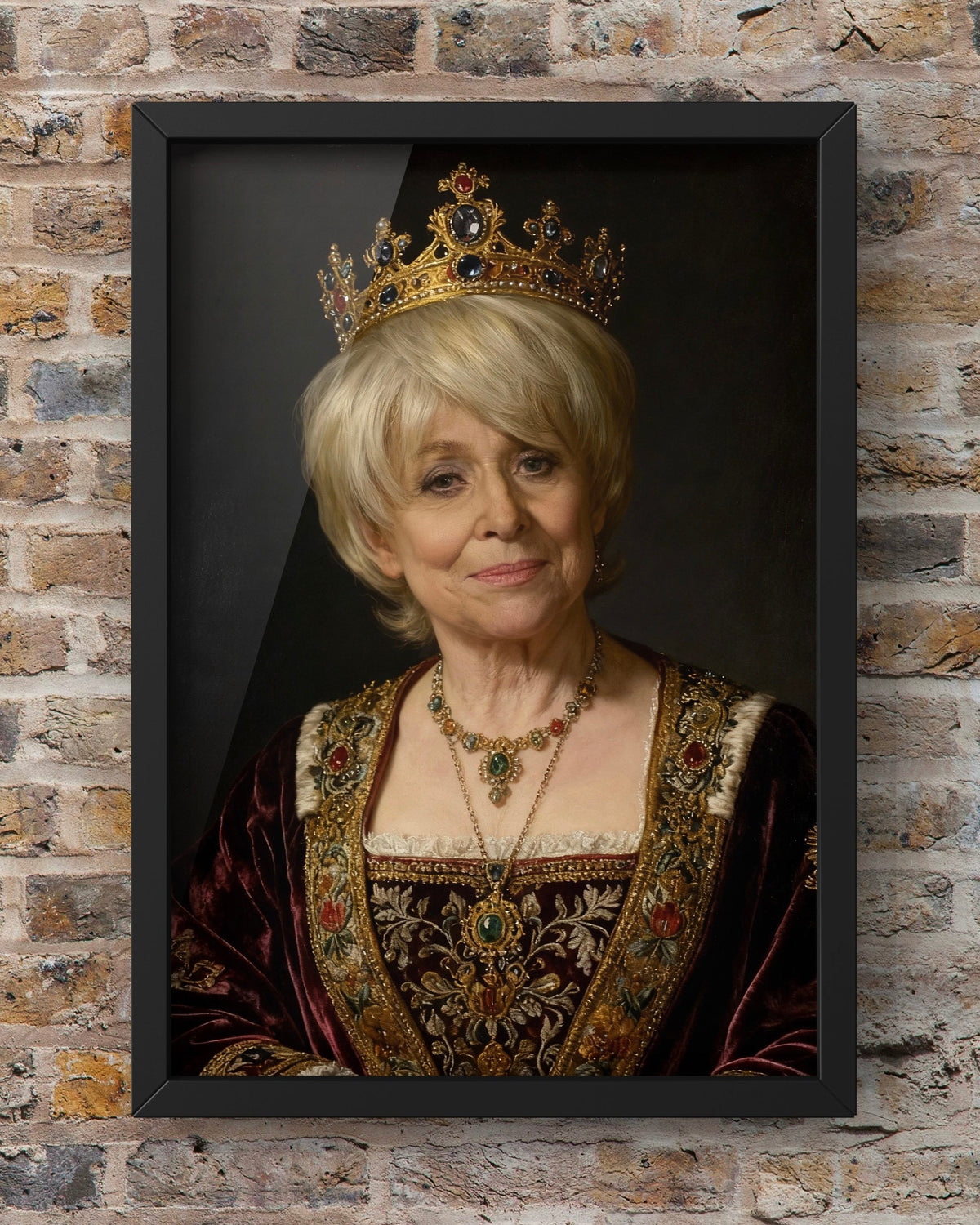 Regal Queen Digital Portrait