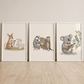 Forest Musicians Digital Art Trio