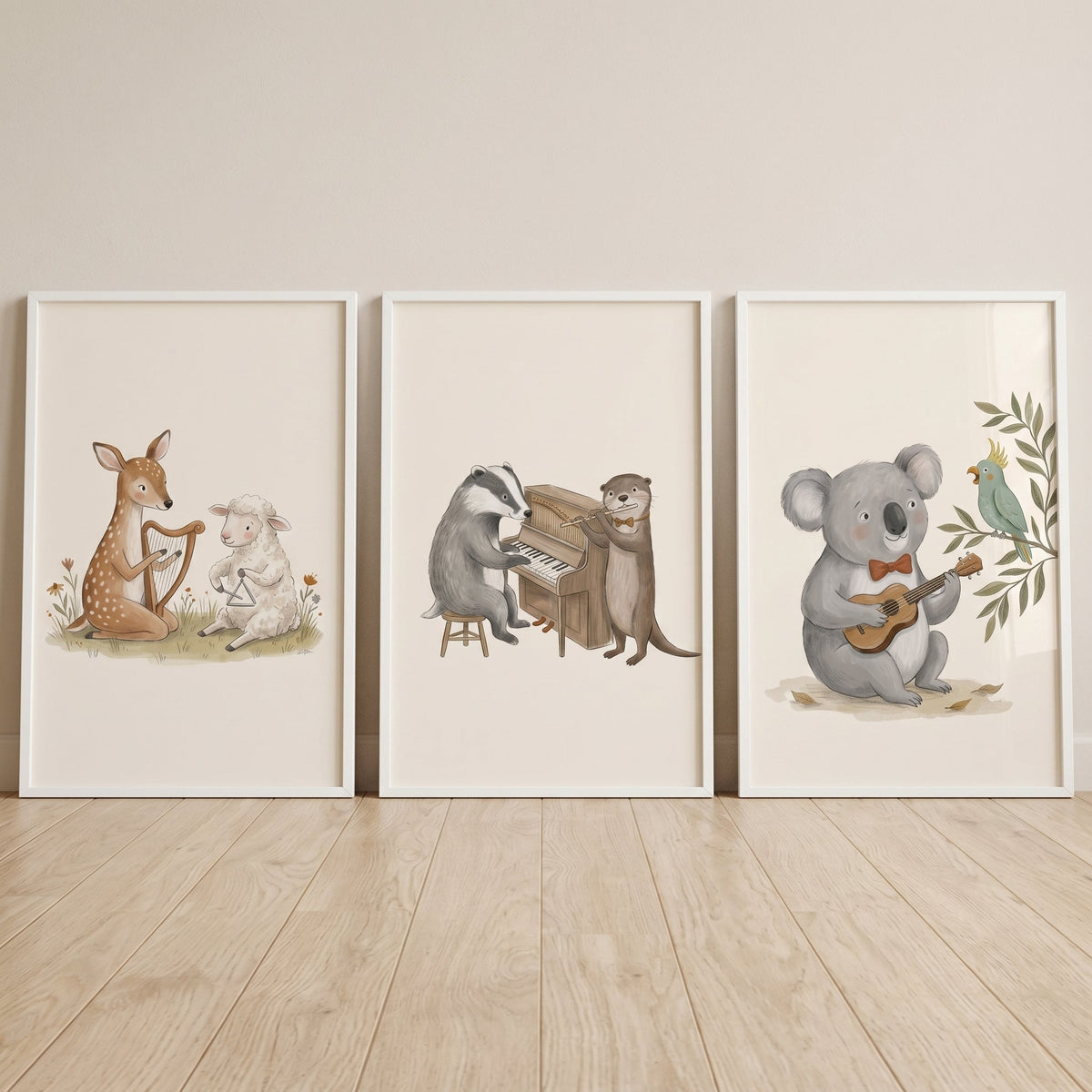 Forest Musicians Digital Art Trio