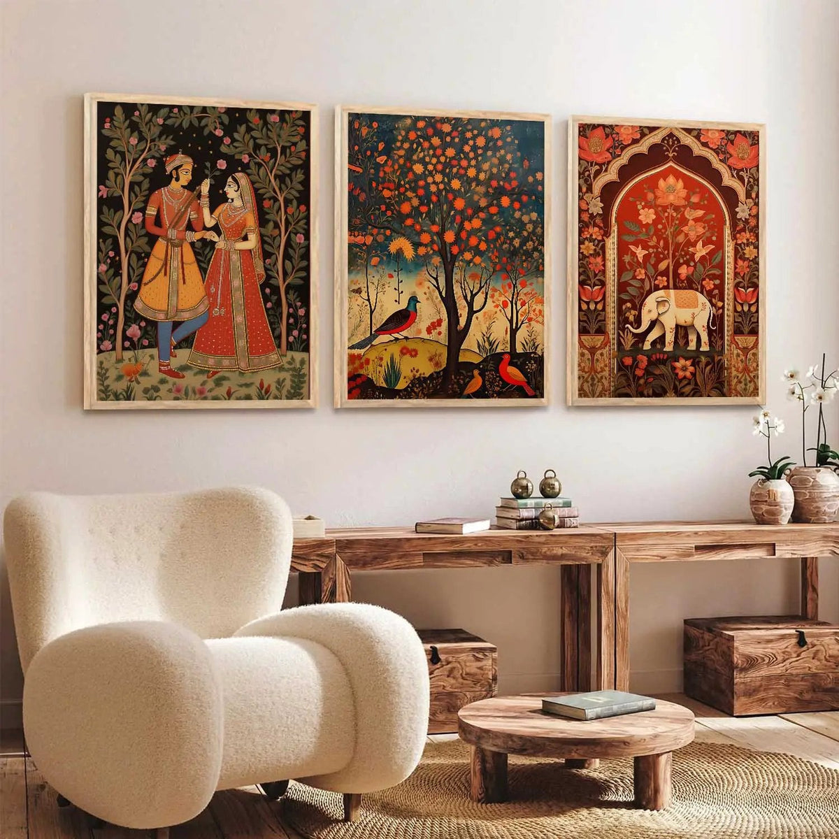Mughal Heritage Digital Art Trio