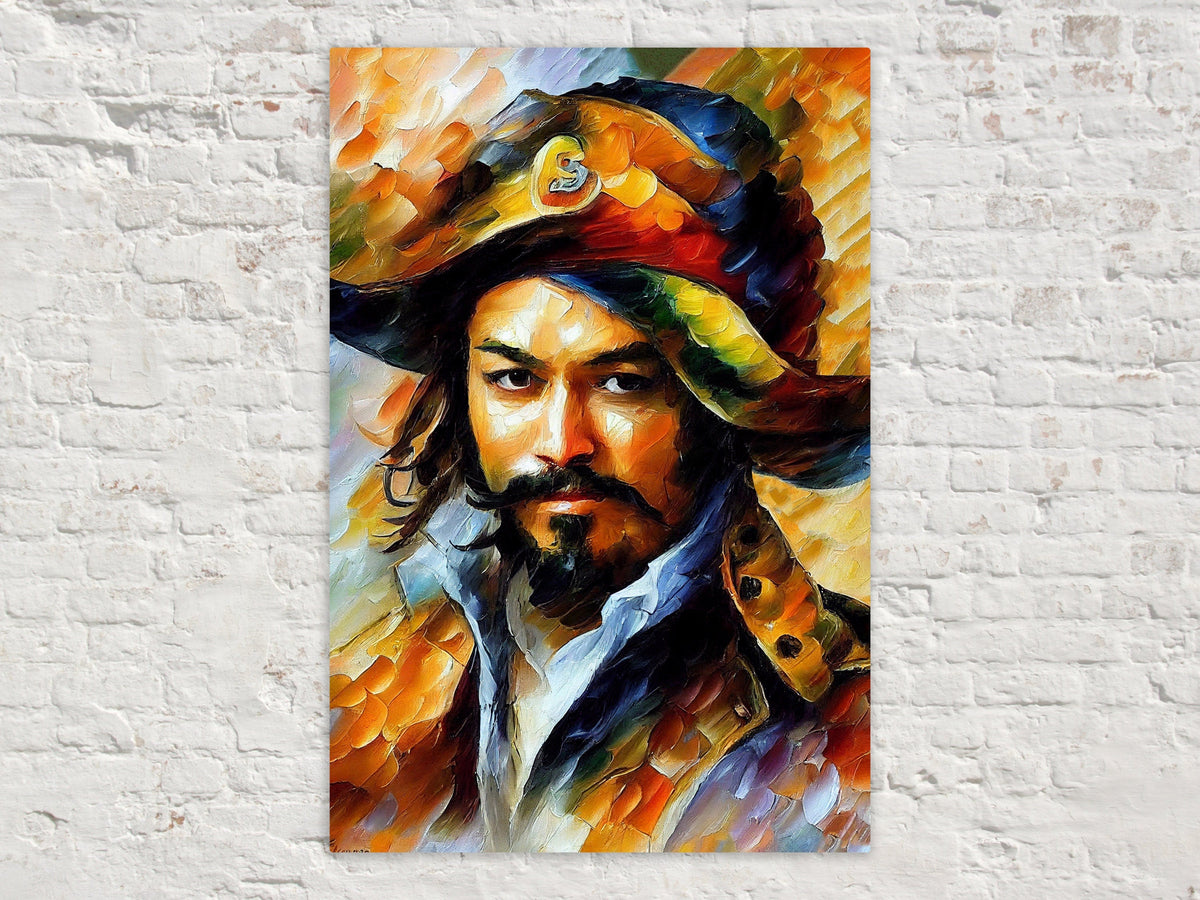 Impressionist Pirate Captain Digital Artwork