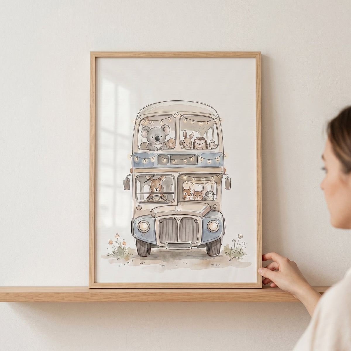 Adventures on the Animal Bus Digital Art