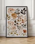 Earthy Botanical Watercolor Digital Art Print