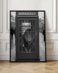 Lion in London Telephone Booth Digital Print
