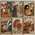 Whimsical Woodland Friends Digital Art Collection