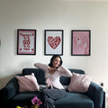 Pink Aesthetic Lucky You Playing Card Digital Art