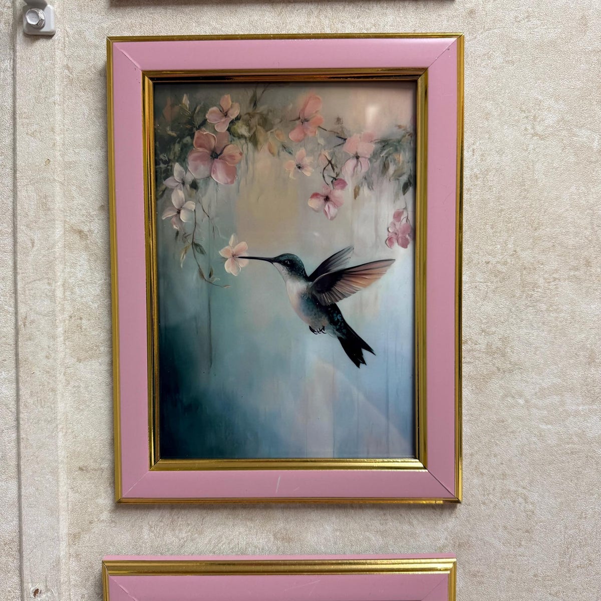 Hummingbird and Blossoms Digital Art
