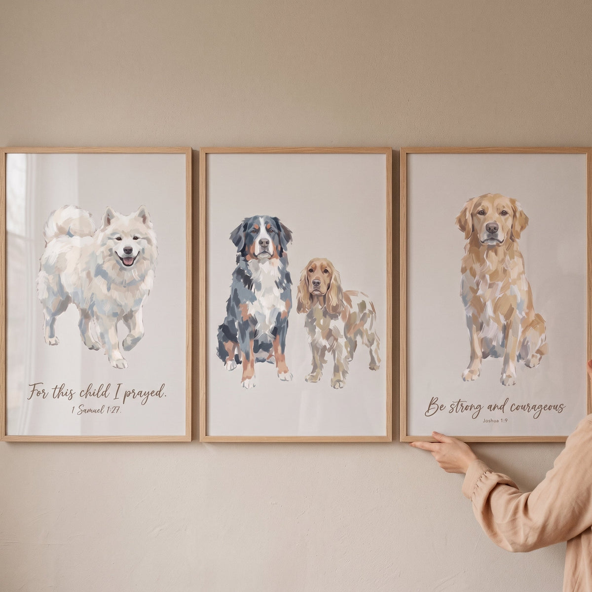 Custom Pet Portrait Digital Art Set