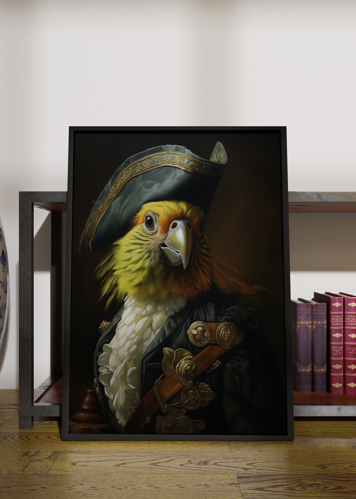 Captain Parrot Renaissance Digital Art