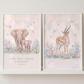 Safari Animals Nursery Digital Art Set