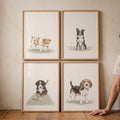 Charming Golfing Pups Digital Art Collection