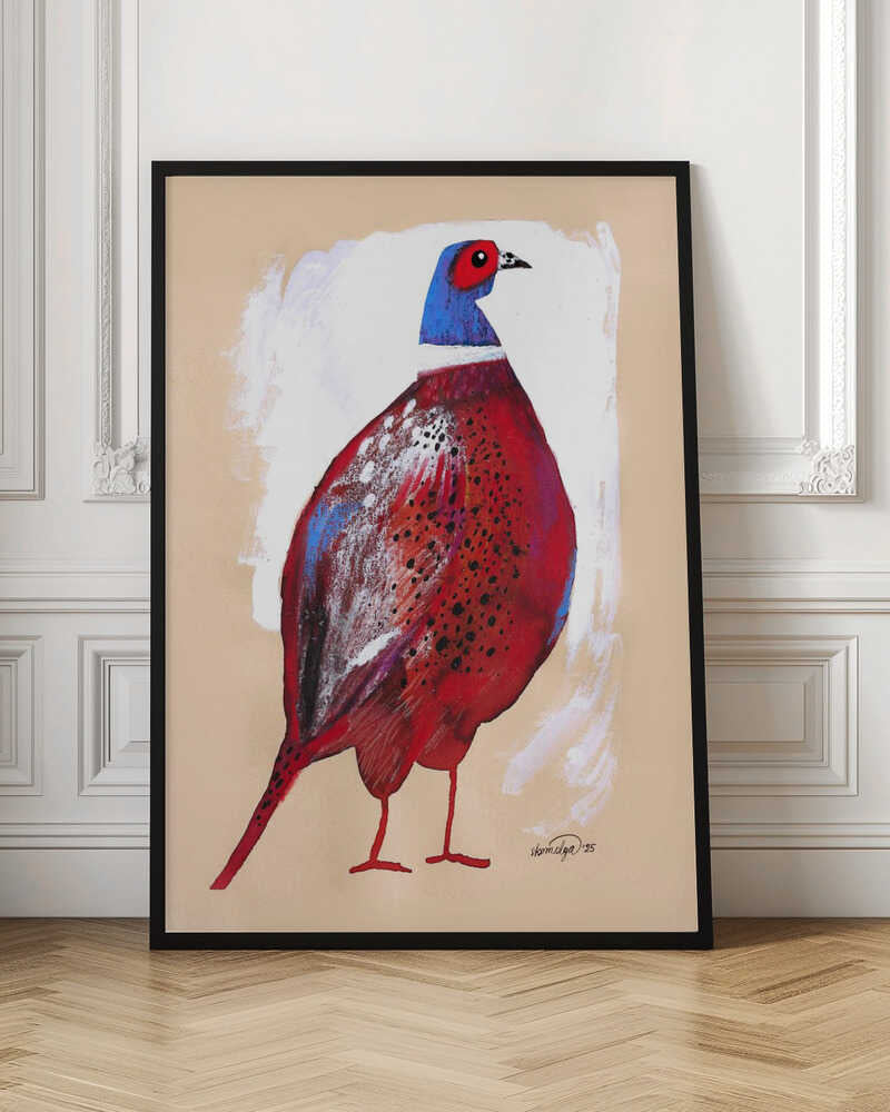 Vibrant Pheasant Digital Art Print