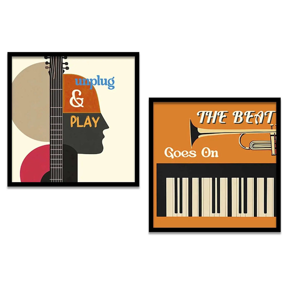 Music Quotes Digital Art Print Set