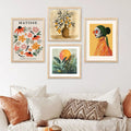 Boho Botanical and Portrait Gallery Wall Set