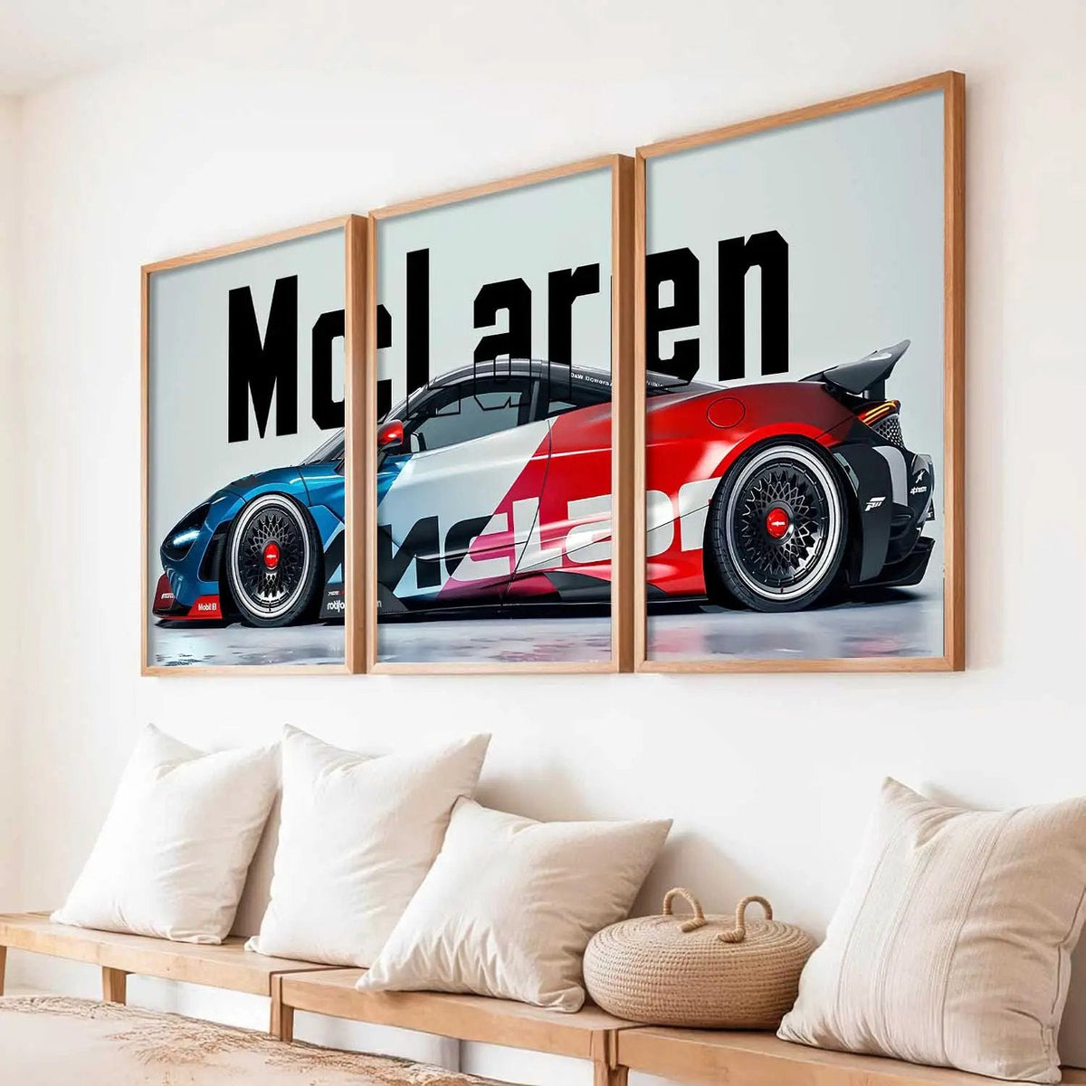 McLaren Supercar Triptych Digital Art