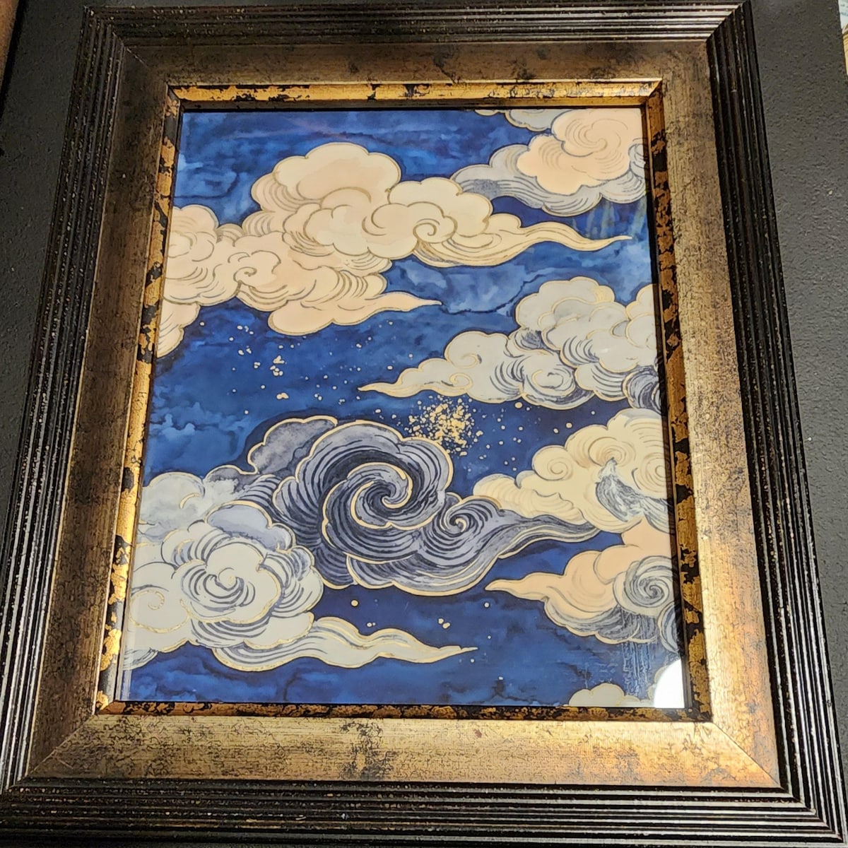 Celestial Clouds Digital Wall Art