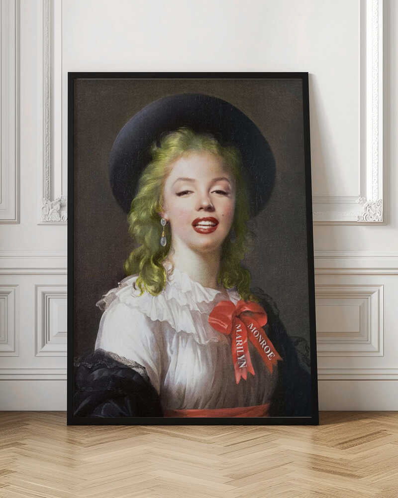Vintage Marilyn Portrait Digital Art