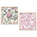 Vintage Botanical Pink Floral Digital Art Set
