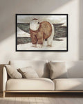 Cozy Polar Bear Digital Art