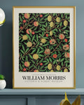 William Morris Cotton Print Exhibition Vintage Botanical Digital Art