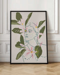 Abstract Botanical Woman Digital Art