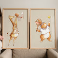 Sporty Animals Digital Art Set
