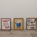 Foodie Club Art Print Trio Collection