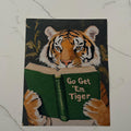 Go Get 'Em Tiger Reading Digital Artwork