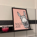 Nice Ass Funny Donkey Digital Art Print