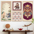 Royal Mughal Heritage Digital Gallery Wall Set