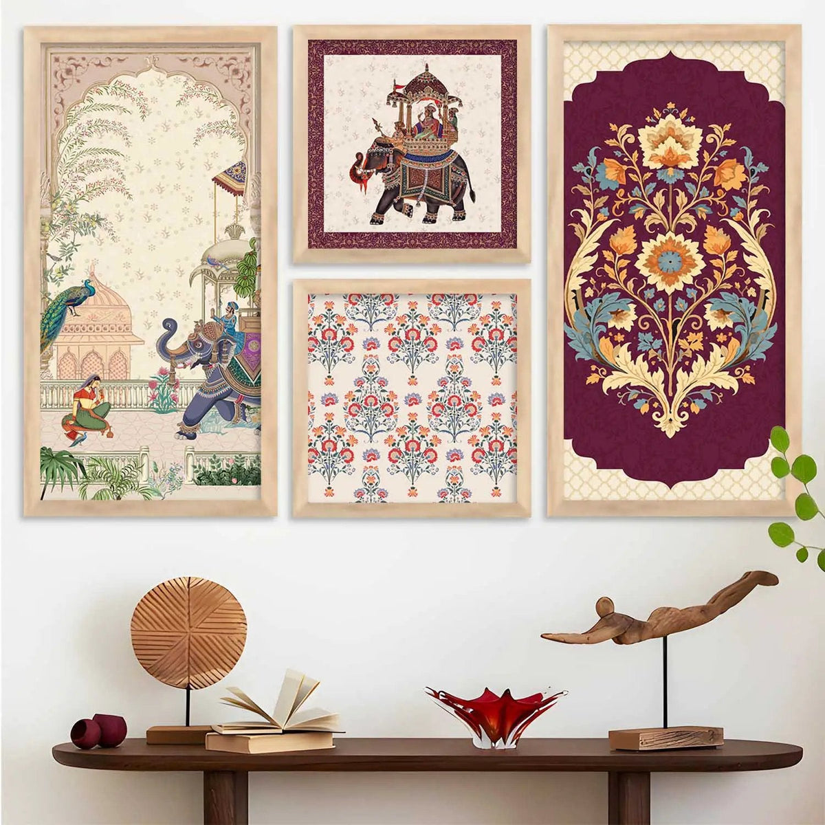 Royal Mughal Heritage Digital Gallery Wall Set