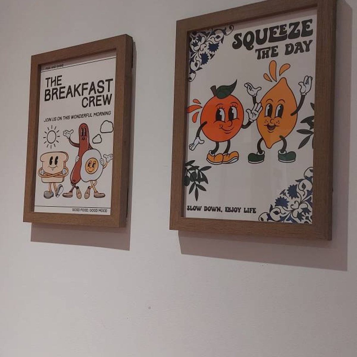 Squeeze The Day Retro Digital Print Set
