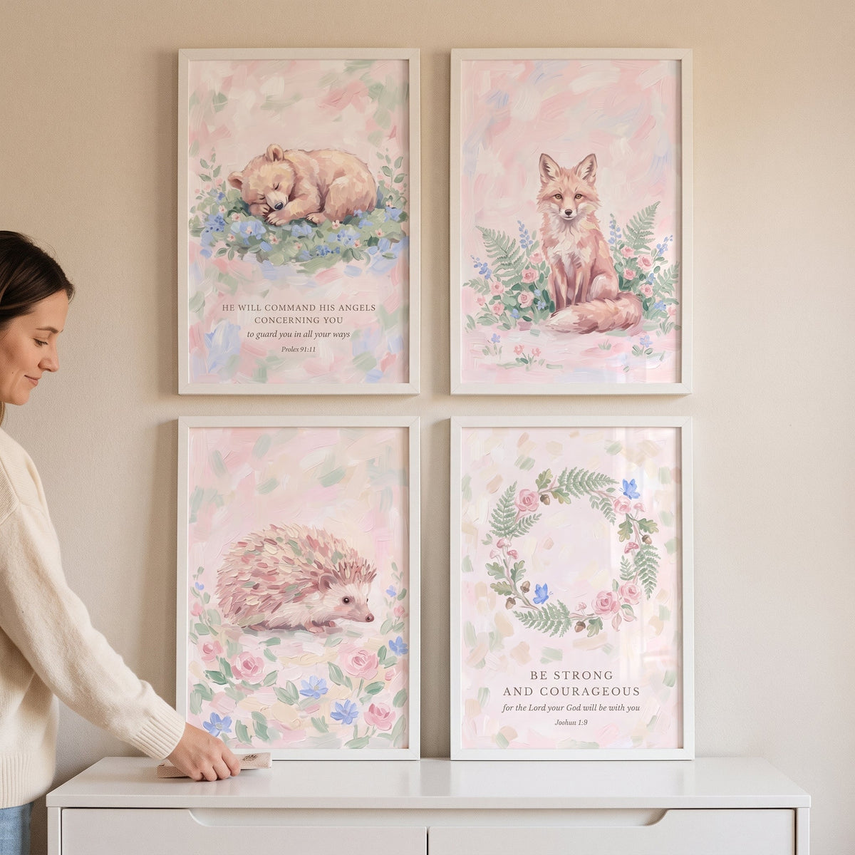 Enchanting Woodland Animals Digital Art Set