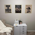 God Is Good YAll Vintage Retro Wall Art