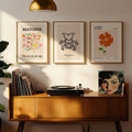 Boho Botanical & Pop Art Gallery Wall Set