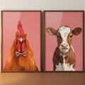 Dapper Farm Animals Digital Art Set