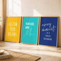 Inspirational Quote Typography Digital Art Set