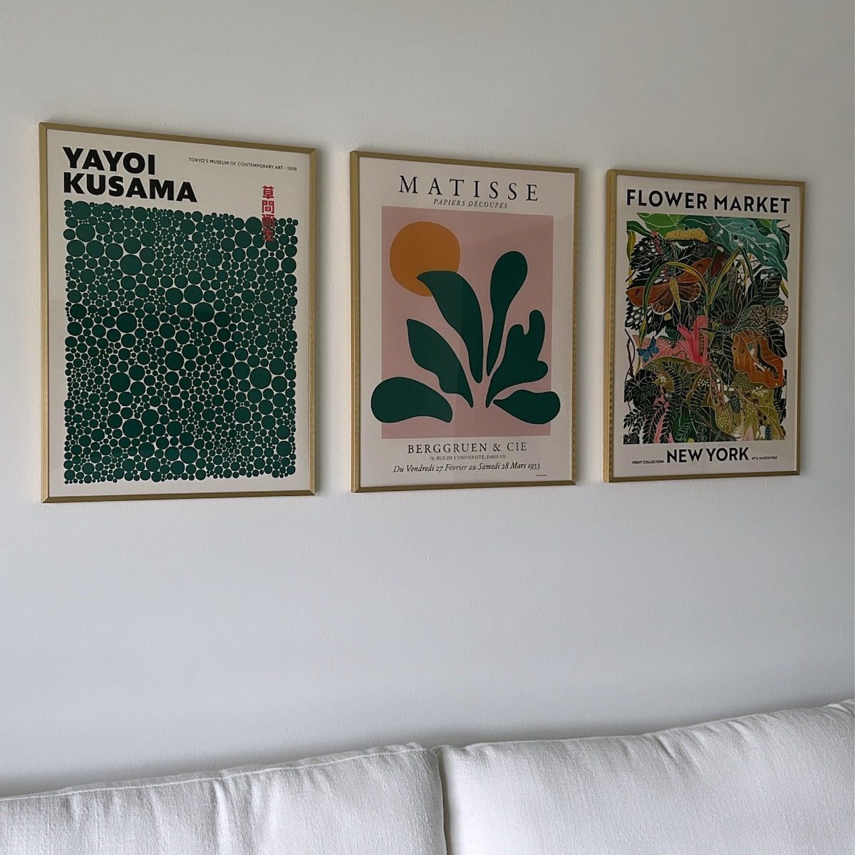 Yayoi Kusama Green Polka Dot Exhibition Poster