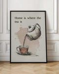 Home Is Where The Tea Is Digital Art Print