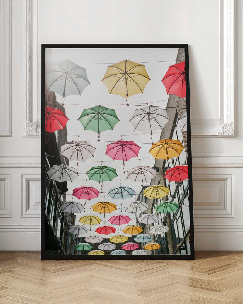 Colorful Floating Umbrellas Digital Photography