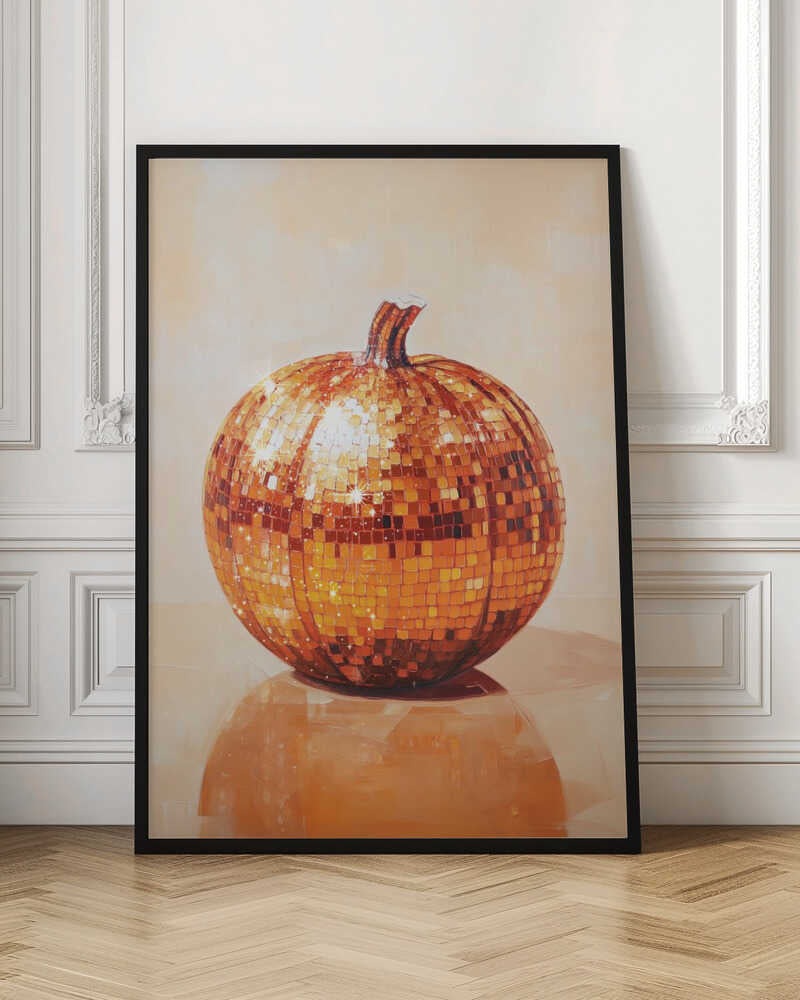 Disco Pumpkin Digital Artwork