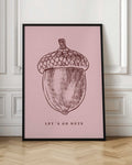 Let's Go Nuts Acorn Digital Wall Art