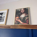 Mona Lisa Burger Canvas Art