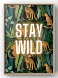Stay Wild Jungle Leopards Digital Artwork