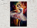 Graceful Ballerina Abstract Digital Art